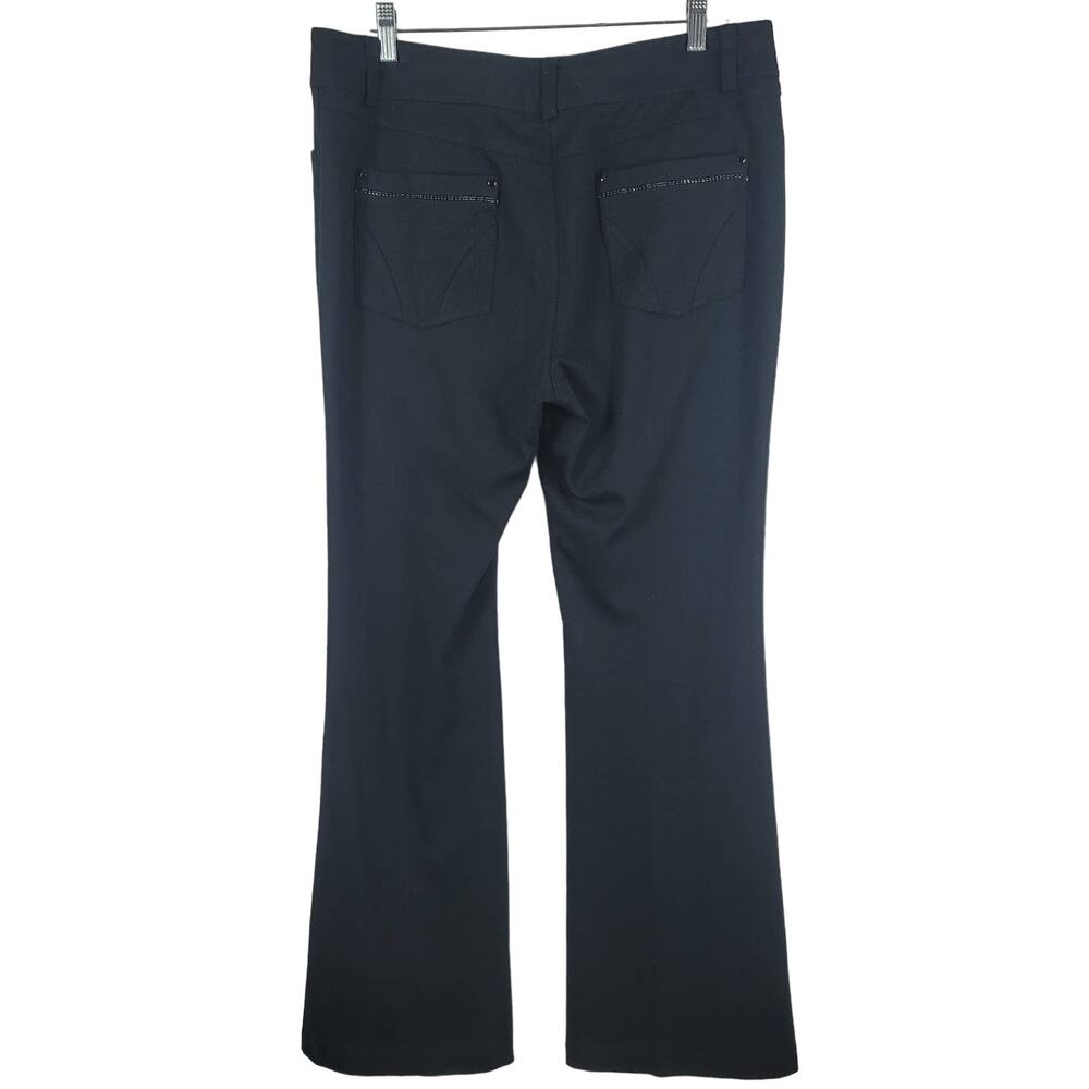 Cache Black Chain Design On Pockets Mini Flare Dr… - image 2